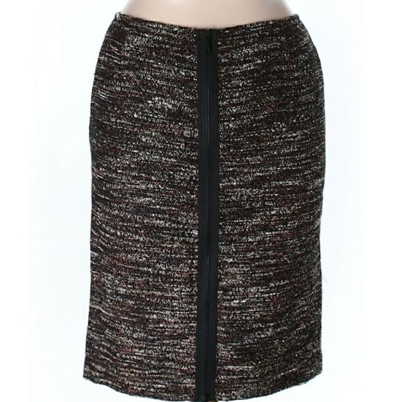 Lafayette 148 Tweed back zip classic pencil skirt size L *check measurements - Picture 2 of 10